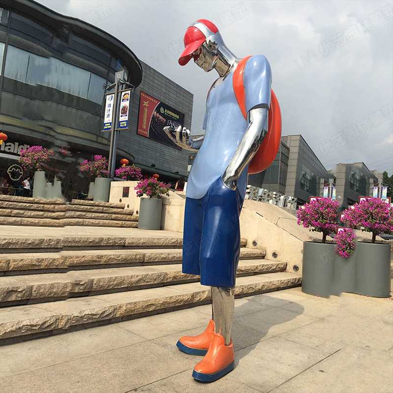 不銹鋼人物雕塑，不銹鋼雕塑工廠