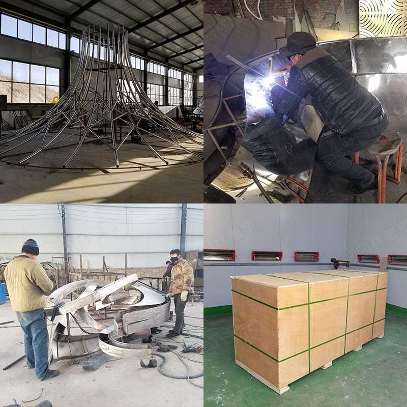 不銹鋼雕塑廠家，景觀雕塑定制